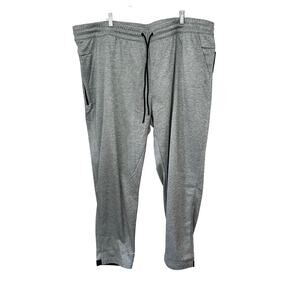 Xersion Pants Jogger Fit Heather Gray Mens 4XL Big & Tall Quick Dri Straight Leg
